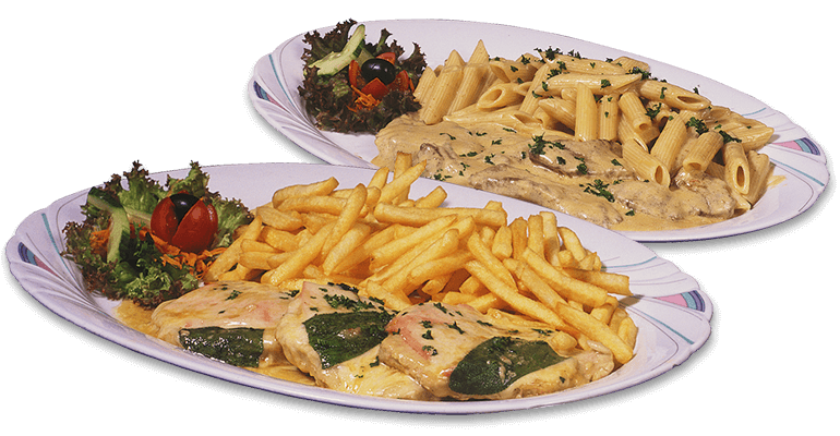 Auswahl an Fleischgerichten